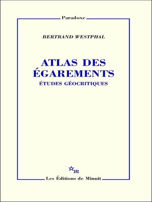 cover image of Atlas des égarements